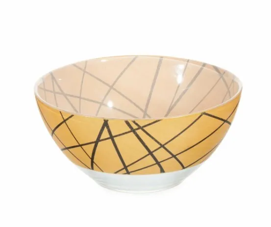 Салатник дизайн delnice gold 13см Q8805