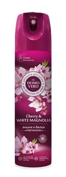DOMOVERO освежитель воздуха вишня и белая магнолия 250мл