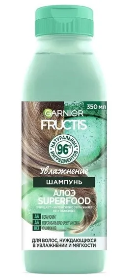 GARNIER FRUCTIS шампунь д/волос алое superfood 350мл
