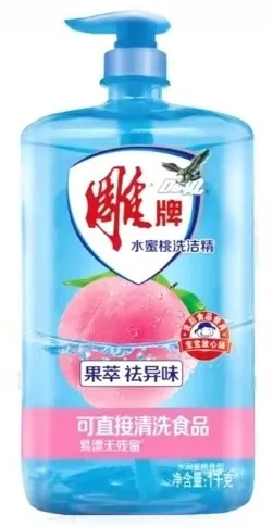 DIAO средство д/мытья посуды фруктов овощей экстракт персика концентрат 1000мл