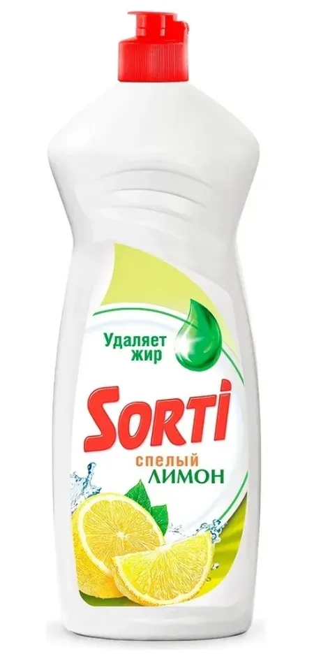 SORTI средство д/мытья посуды лимон 900мл (12)