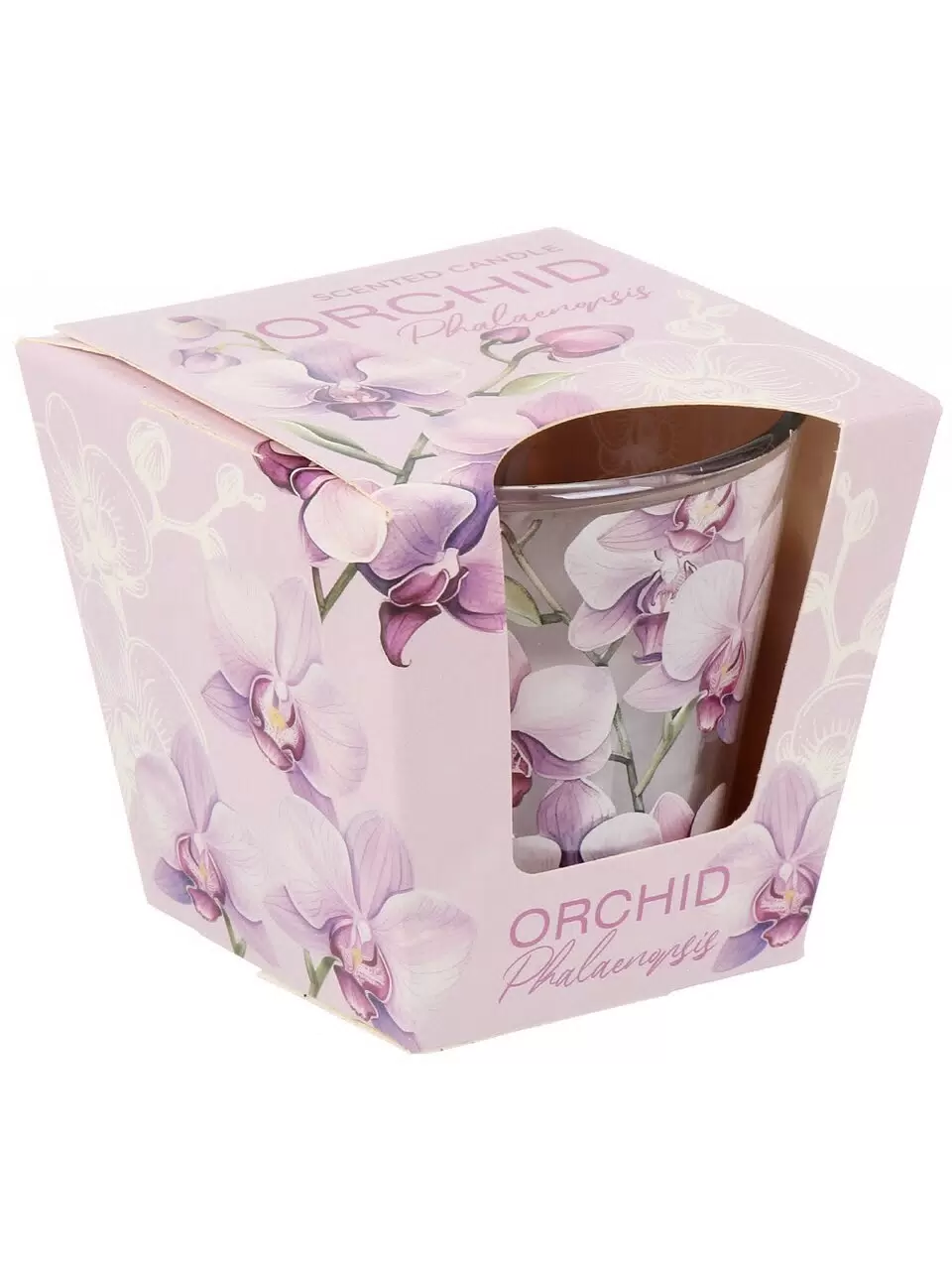 BARTEK свеча аромат. в стакане орхидея фаленопсис 115г
