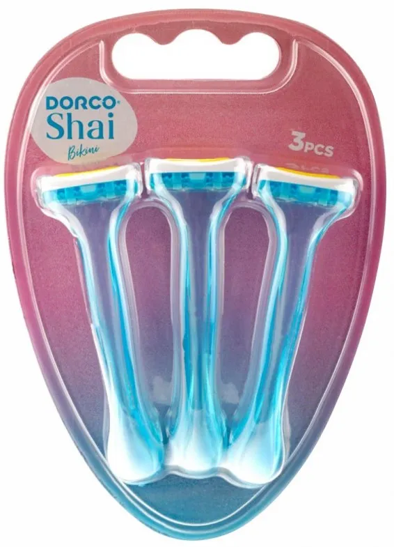 DORCO станок д/бритья жен. д/зон бикини 3шт