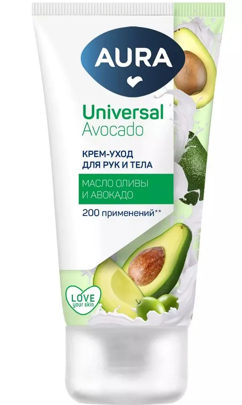 AURA крем-уход д/рук и тела универсальный туба 200мл