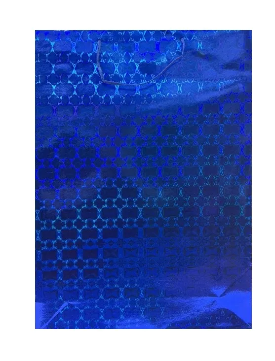 Пакет подарочный голография 32*44*10см EJ25296