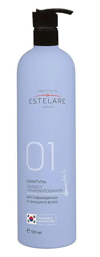 INSTITUTE ESTELARE шампунь разглаживающий д/поврежденных волос 500мл