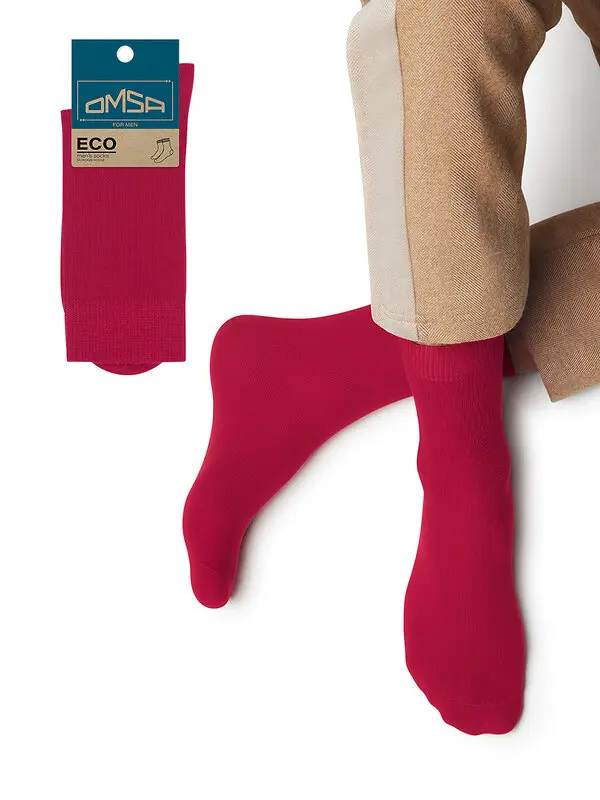 OMSA носки мужские 401 колорс фуксия р.42-44