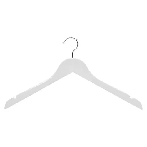 Вешалка для одежды 1шт пластик цв.бежевый L 230279