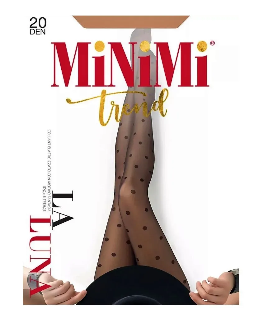 MINIMI колготки женские la luna средний горох 20 daino р.4