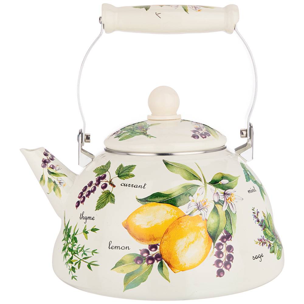 AGNESS Секретные ингредиенты чайник эмалированный 3л 934-422