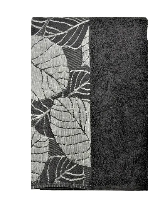 ВАСИЛИСА полотенце махровое eco-life flora цв. графит 50*80