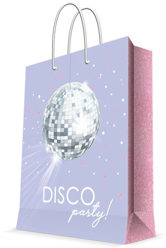 Пакет подарочный 18*23*10см диско шар 93885FE                                                      