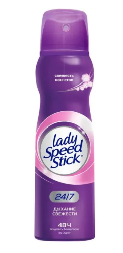 LADY SPEED STICK антиперспирант дыхание свежести 150мл спрей RU00212A__