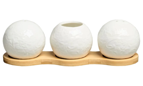 LEFARD Muse набор д/специй на деревянной подставке 3пр.20*6*6см 587-215