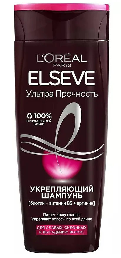 ELSEVE шампунь д/волос ультра прочность 400мл