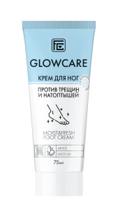 GLOW CARE крем д/ног увлажняющий против трещин и натоптышей с освежающим эффектом 75мл