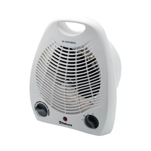 SAKURА тепловентилятор спиральный белый SA-0500W