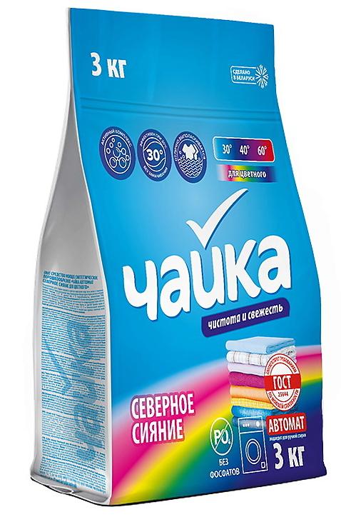 ЧАЙКА порошок стир северное сияние д/цветного автомат 3кг                                          