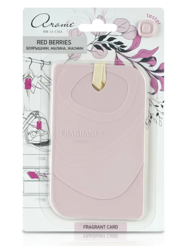 АЕР Fragrant Card ароматизатор д/дома red berries