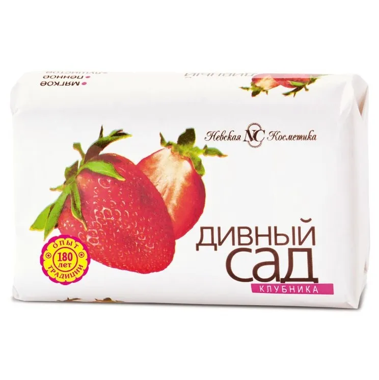 НЕВСКАЯ КОСМЕТИКА мыло туалетное дивный сад клубника 90г а16077