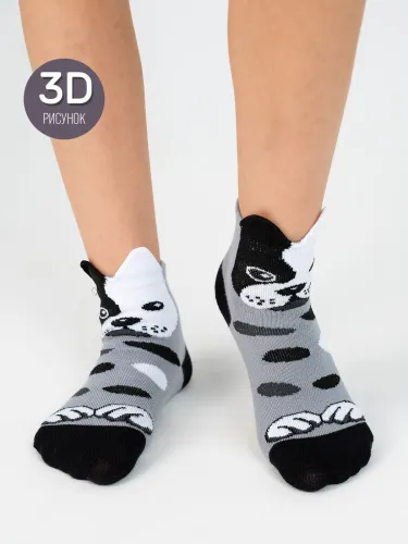 Носки детские С784 серый р.14-16