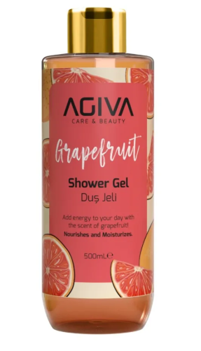 AGIVA гель д/душа agiva care&beauty грейпфрут 500мл