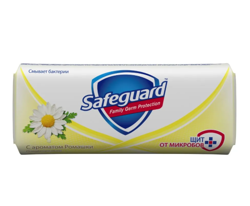 SAFEGUARD мыло туалетное ромашка 90г SG/087/627/842