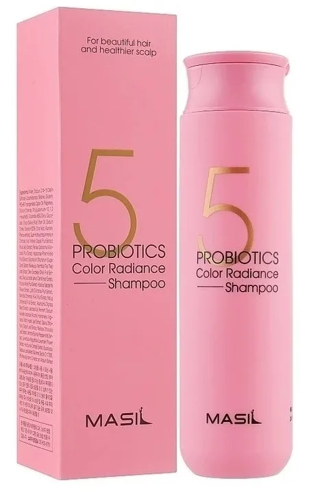 MASIL шампунь д/волос с пробиотиками для защиты цвета 5 Probiotics color radiance 300мл