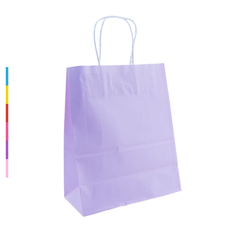 Пакет подарочный бумажный однотон.бум.ручки белые 21*27*11см EL231106278