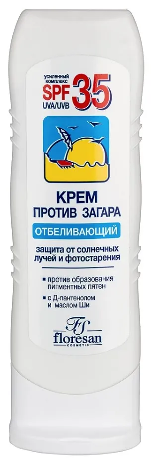 ФЛОРЕСАН крем против загара отбеливающий фактор защита 125мл Ф-100(н)