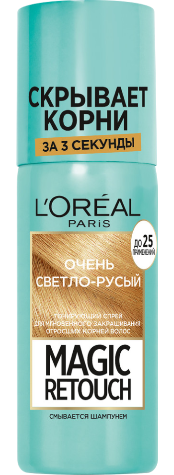 LOREAL MAGIC RETOUCH спрей д/волос тонирующий т.9 очень св. русый
