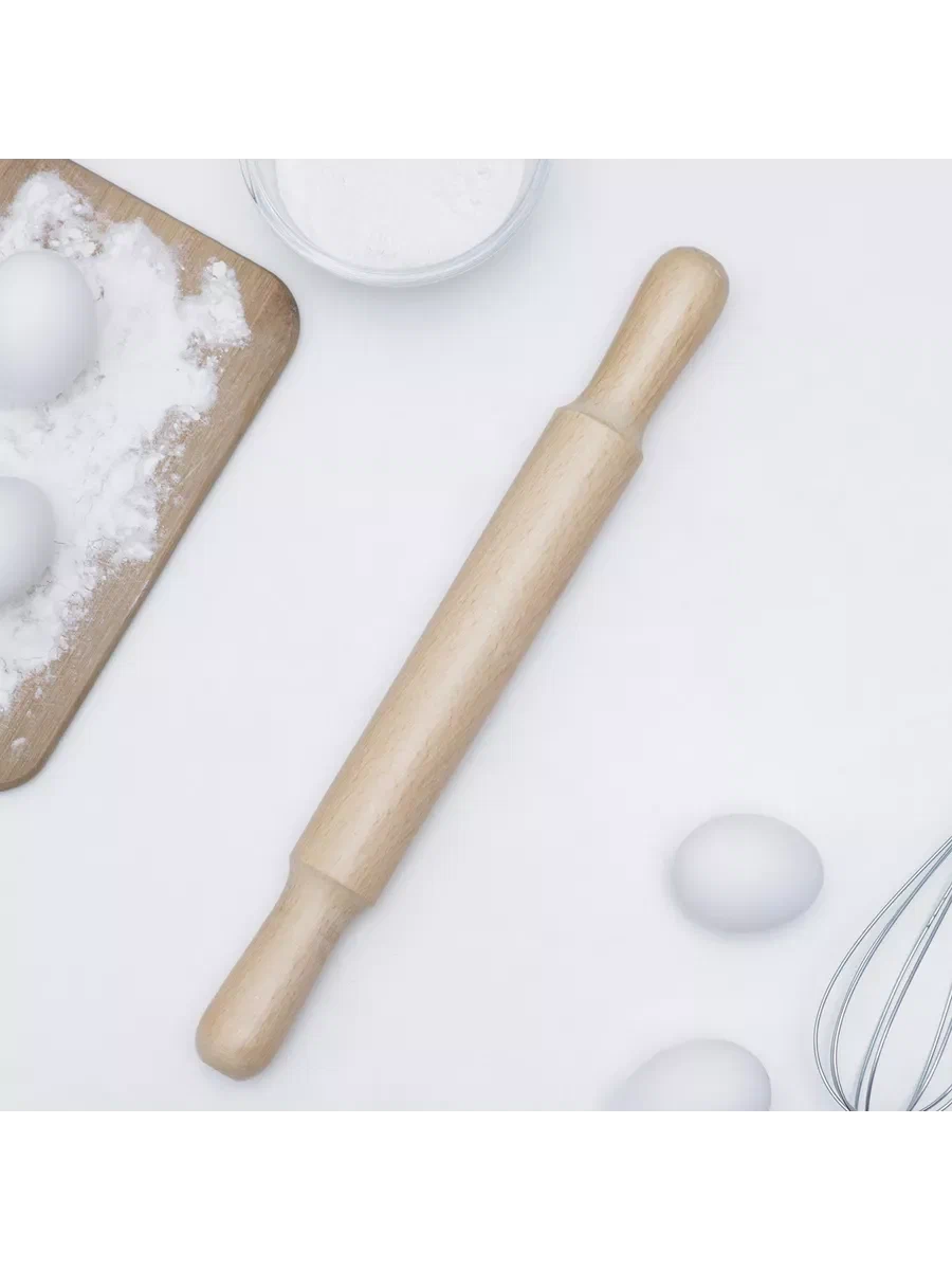 Скалка бамбук 36*4см 6904059