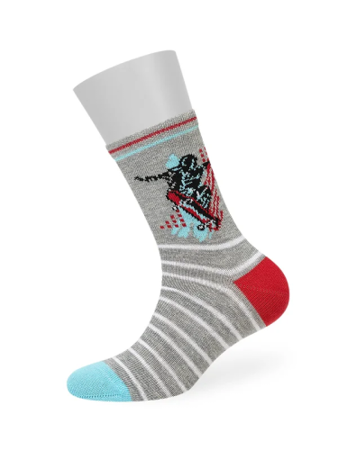 OMSA носки детские 21S04 спорт grigio chiaro melange р.31-34