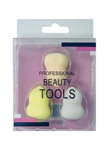 Набор спонжей для нанесения макияжа 3шт тыква EL231106033