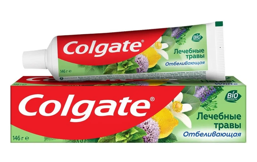 COLGATE паста зубная лечебные травы отбеливающая 100мл FCN89248