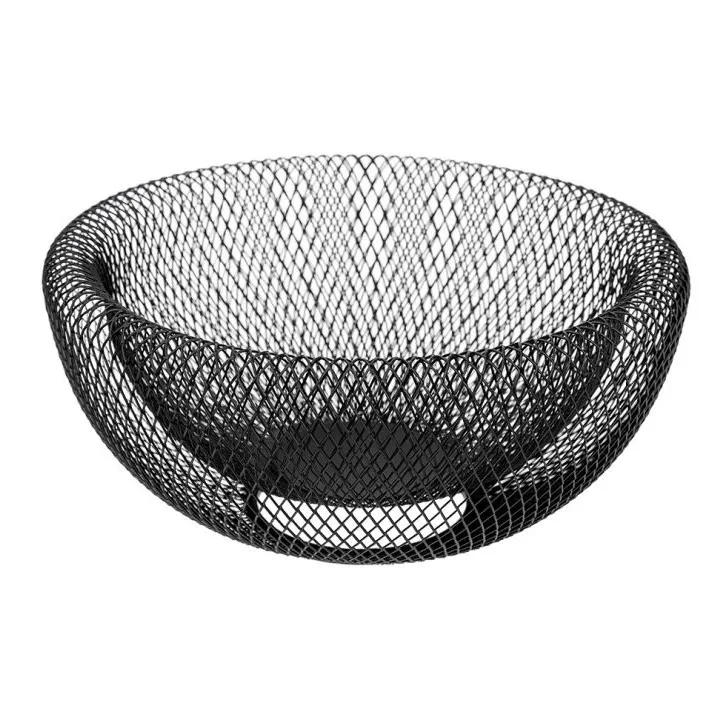 LEMAX корзина д/фруктов круглая черный матовый LB-9