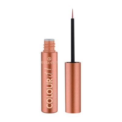 ESSENCE подводка д/глаз с эффектом металлик colour it! metallic liquid liner т.01