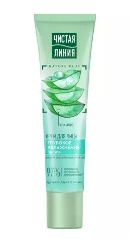 ЧИСТАЯ ЛИНИЯ крем д/лица дневной увлажняющий 40мл
