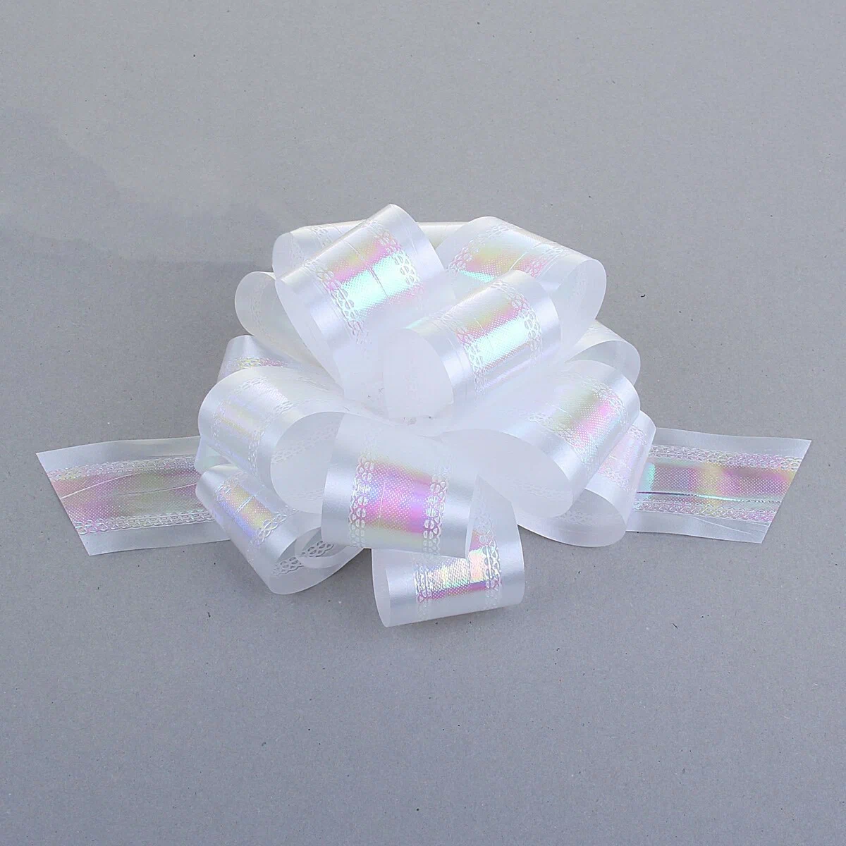 Бант-шар №5 белый 7986201/10