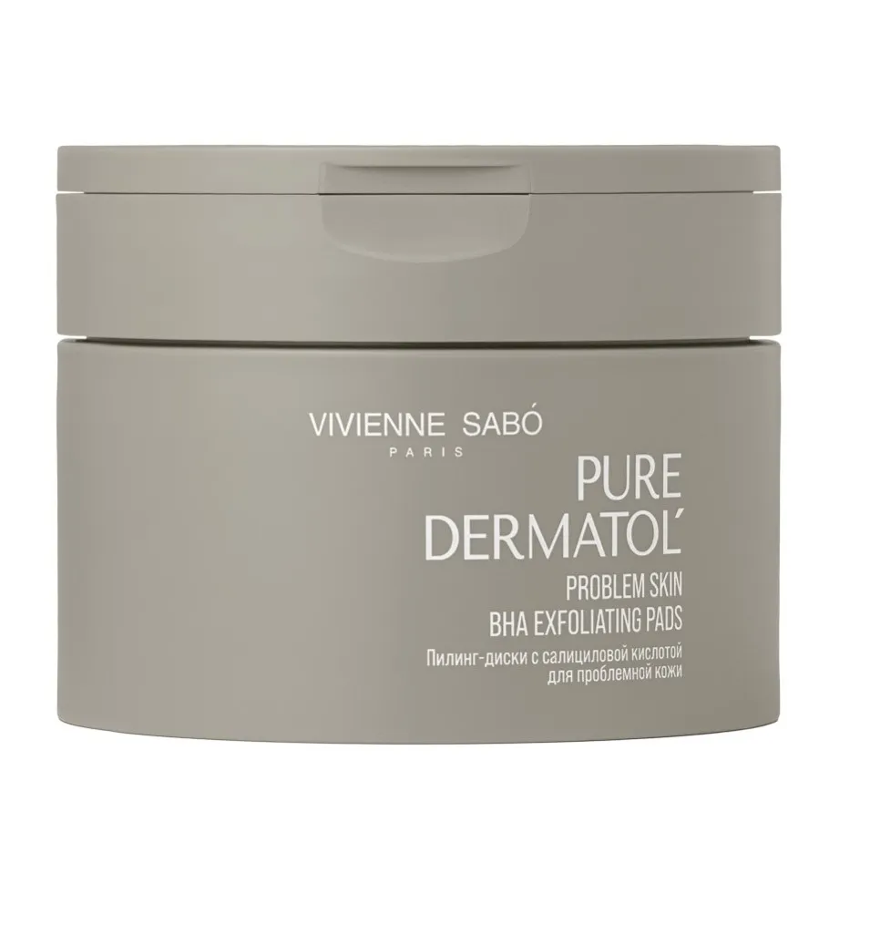 VIVIENNE SABO пилинг-диски c салициловой кислотой д/проблемной кожи pure dermatol 300мл