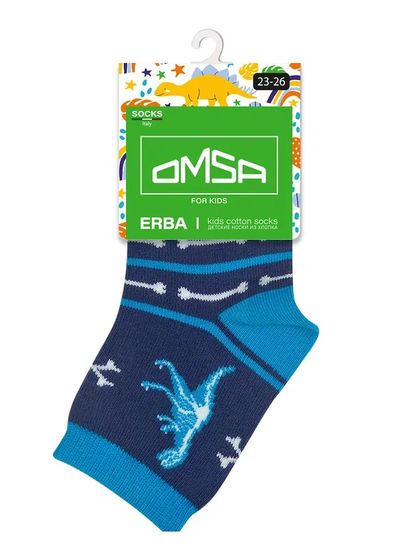 OMSA носки детские скелетоны 23Р65 blu р.27-30