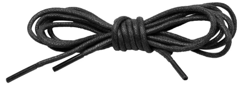 VITTO шнурки д/обуви цв.черный тонкие с пропиткой 75см 2310/2050