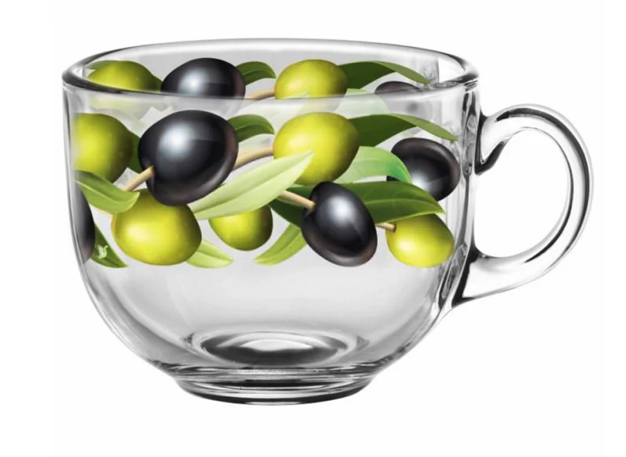 ДЕКОСТЕК Оливки кружка д/бульона 450мл 2027-Д