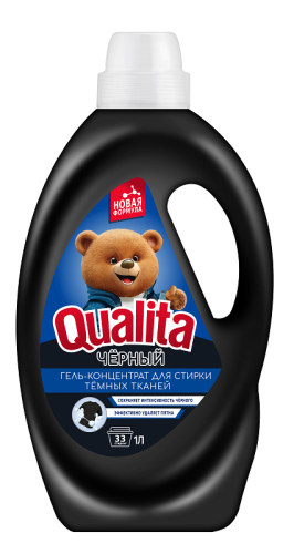 QUALITA гель д/стирки темного белья флакон 1000мл