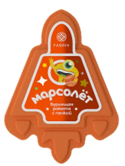 FABRIK COSMETOLOGY ракета д/ванны бурлящая с пенкой марсолет 120г/8