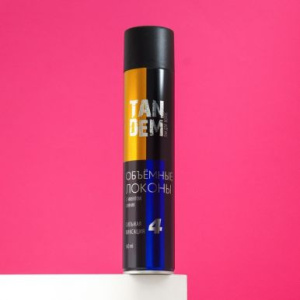 TANDEM лак д/волос сильная фиксация объемные локоны 360мл