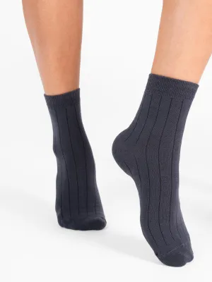 Носки детские С528 графит р.20-22