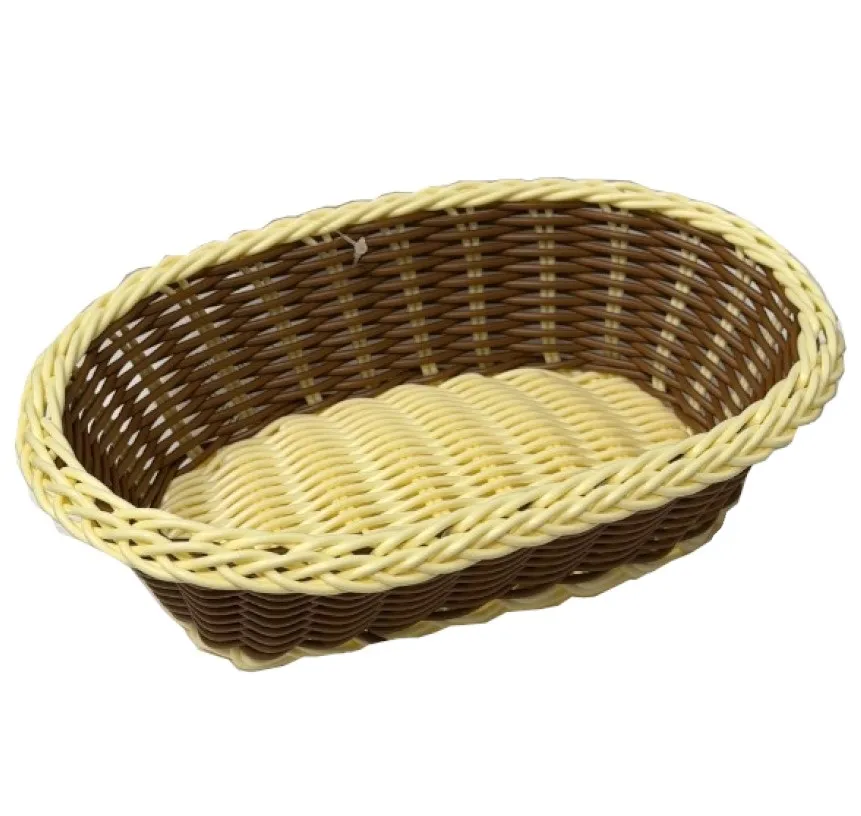 Корзинка плетеная пластик 23*17*6см ED25264