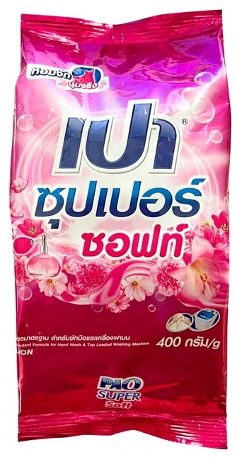 LION PAO порошок стир с кондиционером 400г soft nano tech