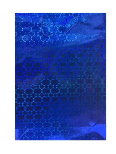 Пакет подарочный голография 32*44*10см EJ25296